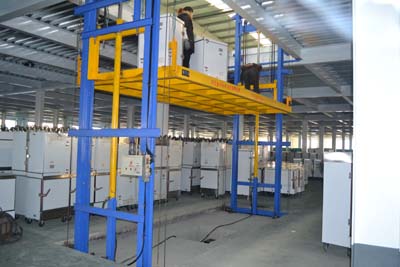 液壓升降貨梯-導軌鏈條式 液壓升降貨梯-導軌鏈條式